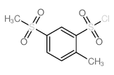 2-甲基-5-(甲基磺酰基)苯-1-磺酰氯 (2224-67-1)