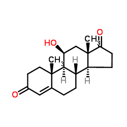 4-雄烯-11β-醇-3,17-二酮 (382-44-5)