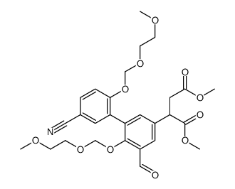 2-(5-氰基-5-甲酰基-2,6-双((2-甲氧基乙氧基)甲氧基)-[1,1-联苯]-3-基)琥珀酸二甲酯