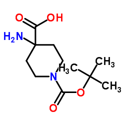 N-BOC-4-氨基-4-羧酸哌啶 (183673-71-4)