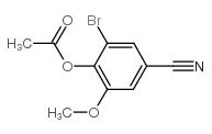 2-溴-4-氰基-6-甲氧基苯基 乙酯
