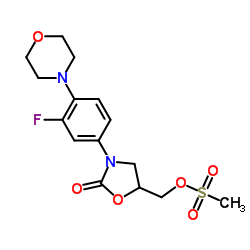 3-[3-氟-4-(4-吗啉基)苯基]-5-[[(甲磺酰基)氧基]甲基]-2-恶唑烷酮
