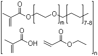 2-甲基-2-丙烯酸与丙烯酸乙酯和聚乙二醇单甲基丙烯酸酯-C16-18-烷基醚的聚合物