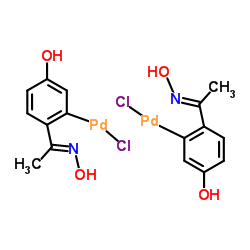 二-μ-氯双[5-羟基-2-[1-(肟基)乙基]苯基]钯(II)二聚体 (419581-64-9)