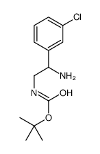 2-氨基-2-(3-氯苯基)乙基氨基甲酸叔丁酯