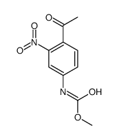 4-乙酰基-3-硝基苯基氨基甲酸甲酯