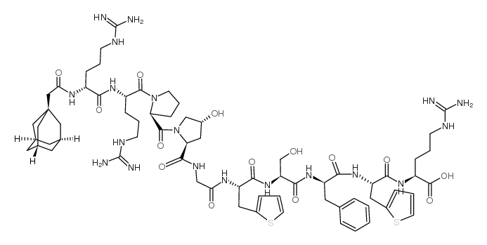 (1-腺嘌呤乙酰基-D-精氨酸0,羟脯氨酸3,-(2-二噻吩基)丙氨酸5,8,D-苯丙氨酸7)-舒缓激肽