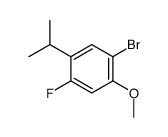 1-溴-4-氟-2-甲氧基-5-(1-甲基乙基)-苯 (944317-92-4)