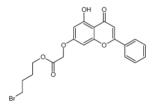 4-溴-2-(5-羟基-4-氧代-2-苯基-4H-色烯-7-基氧基)乙酸丁酯