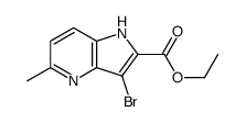 3-溴-5-甲基-4-氮杂吲哚-2-羧酸乙酯