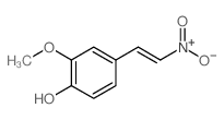 2-甲氧基-4-[(e)-2-硝基乙烯基]苯酚