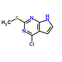 4-氯-2-(甲硫基)-7H-吡咯并[2,3-D]嘧啶