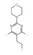 4-(4,6-二氯-5-(2-氯乙基)嘧啶-2-基)吗啉 (1007206-27-0)