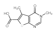3,5-二甲基-4-氧代-3,4-二氢噻吩并[2,3-d]嘧啶-6-羧酸