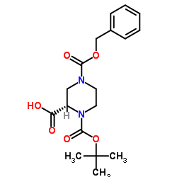 (S)-N-1-Boc-N-4-Cbz-2-哌嗪甲酸