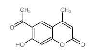 6-乙酰基-7-羟基-4-甲基-2H-色烯-2-酮 (16555-98-9)
