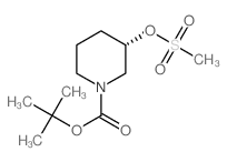 (S)-3-(甲基磺酰氧基)哌啶-1-羧酸叔丁酯 (940890-90-4)