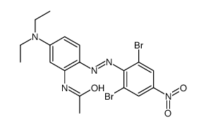 N-[2-[2,6-二溴-4-硝基苯基]偶氮]-5-(二乙氨基)苯基]乙酰胺