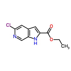 5-氯-1H-吡咯并[2,3-C]吡啶-2-甲酸乙酯 (800401-67-6)