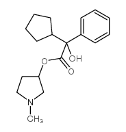 N-甲基-3-吡咯烷基 环戊基扁桃酸酯
