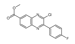 3-氯-2-(4-氟苯基)喹噁啉-6-羧酸甲酯