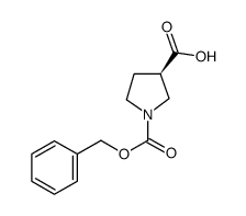 (R)-1-N-Cbz-吡咯烷-3-甲酸 (192214-06-5)