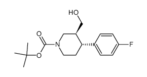 (3S,4r)-1-boc-3-羟基甲基-4-(4-氟苯基)-哌啶