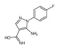 5-氨基-1-(4-氟苯基)-1H-吡唑-4-羧胺 (51516-69-9)