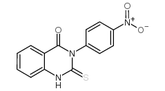 3-(4-硝基苯基)-2-硫代-2,3-二氢-1H-喹唑啉-4-酮 (72176-80-8)