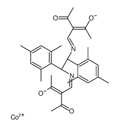 (1R,2R)-N,N'-双(2-乙酰-3-氧代-2-亚丁烯基)-1,2-二均三甲苯基乙二胺合钴(II)