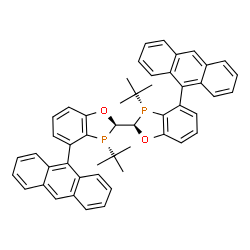 (2R,2'R,3R,3'R)-4,4'-二(9-蒽基)-3,3'-二(叔丁基)-2,2',3,3'-四氢-2,2'-二苯并[D][1,3]氧,膦戊轭