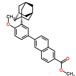 6-[3-(1-金刚烷基)-4-甲氧基苯基]-2-萘甲酸甲酯 (106685-41-0)