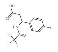 3-(4-氟苯基)-3-[(2,2,2-三氟乙酰基)氨基]丙酸