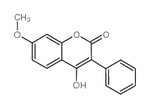 4-羟基-7-甲氧基-3-苯基香豆素