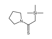 (9CI)-1-[1-硫氧代-2-(三甲基甲硅烷基)乙基]-吡咯烷