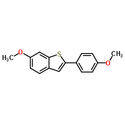 6-甲氧基-2-(4-甲氧苯基)苯并噻吩 (63675-74-1)