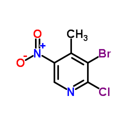 3-溴-2-氯-4-甲基-5-硝基吡啶