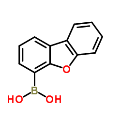 4-二苯并呋喃硼酸 (含不定量的酸酐)
