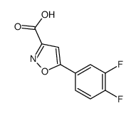 5-(3,4-二氟苯基)异噁唑-3-羧酸