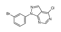 1-(3-溴苯基)-4-氯-1H-吡唑并[3,4-d]嘧啶 (650628-17-4)