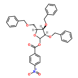 1-对硝基苯甲酸-2,3,5-三苄氧基-D-阿拉伯呋喃糖苷