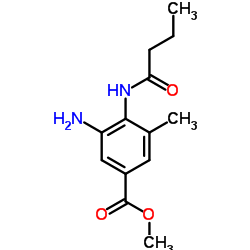 3-甲基-4-丁酰氨基-5-氨基苯甲酸甲酯