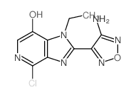 2-(4-氨基-1,2,5-噁二唑-3-基)-4-氯-1-乙基-1H-咪唑并[4,5-c]吡啶-7-醇