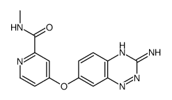 4-((3-氨基苯并[e][1,2,4]噻嗪-7-基)氧基)-n-甲基吡啶甲酰胺 (877874-02-7)