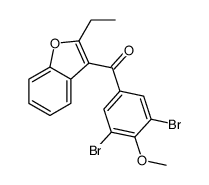 (3,5-二溴-4-甲氧基苯基)(2-乙基-3-苯并呋喃)-甲酮
