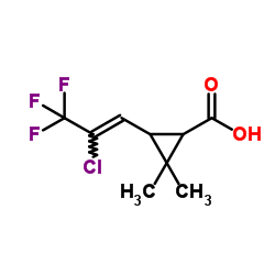 rel-(1R,3R)-3-(2-氯-3,3,3-三氟丙-1-烯-1-基)-2,2-二甲基环丙烷-1-羧酸