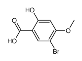 5-溴-2-羟基-4-甲氧基苯甲酸 (98437-41-3)