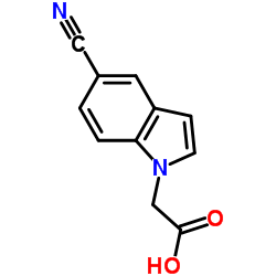 5-氰基吲哚-1-乙酸