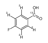 4-氟苯甲酸-Alpha-13C-2,3,5,6-d4