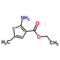 2-氨基-5-甲基-噻吩-3-甲酸乙酯 (4815-32-1)